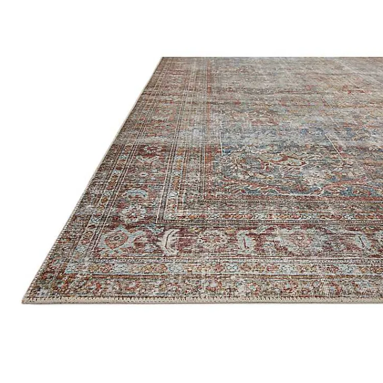 Area Rugs-Kirklands Home Chris Loves Julia x Loloi Jules Lagoon Runner, 2x9 Multi