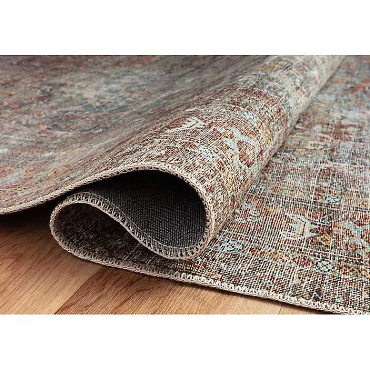 Area Rugs-Kirklands Home Chris Loves Julia x Loloi Jules Lagoon Runner, 2x9 Multi