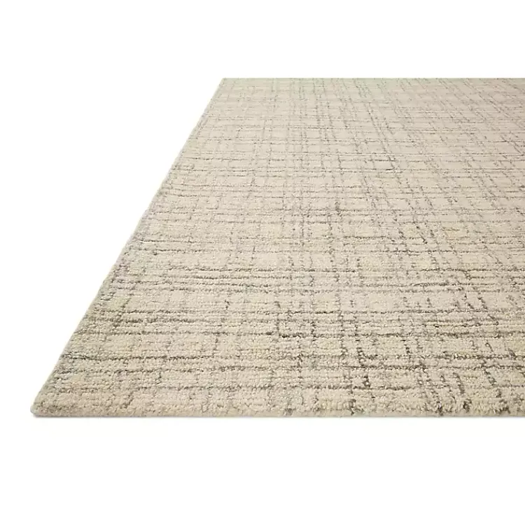 Area Rugs-Kirklands Home Chris Loves Julia x Loloi Polly Tan Grid Rug, 3x5
