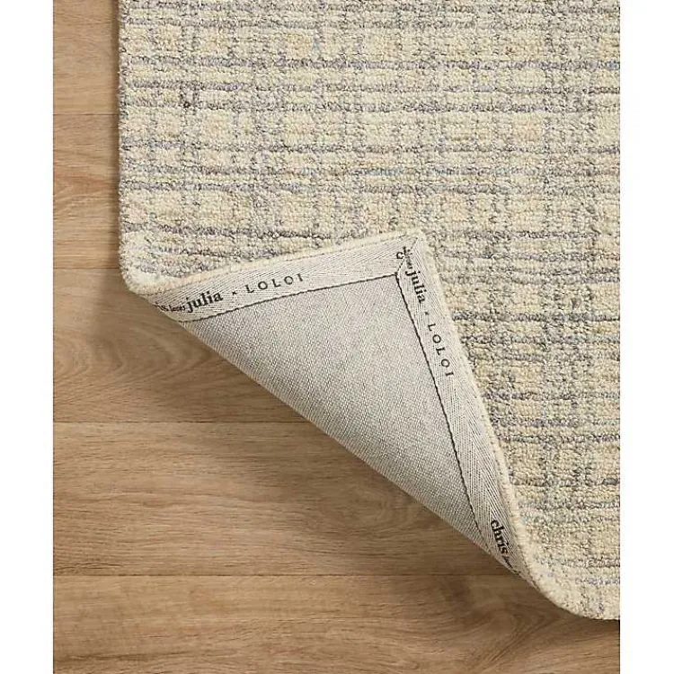 Area Rugs-Kirklands Home Chris Loves Julia x Loloi Polly Tan Grid Rug, 3x5