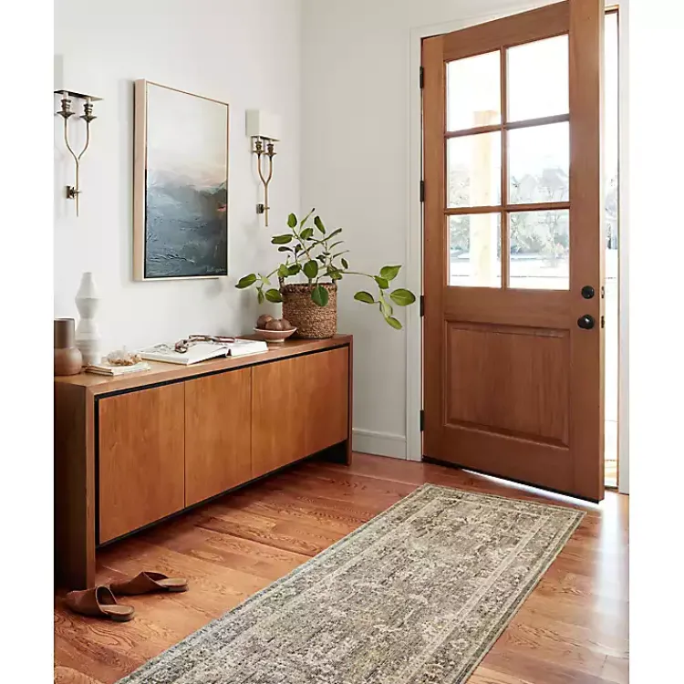 Area Rugs-Kirklands Home Chris Loves Julia x Loloi Sage Rosemarie Rug, 2x10 Green