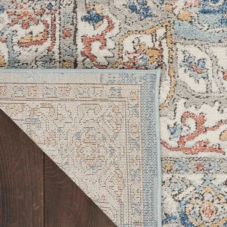 Area Rugs-Kirklands Home Vintage Raj Area Rug, 3x5 Blue