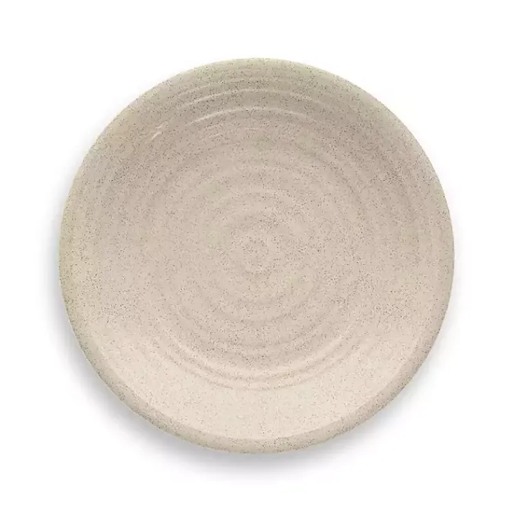 Outdoor Dining-Kirklands Home Natural Madden Melamine Salad Plates, Set of 6 Tan