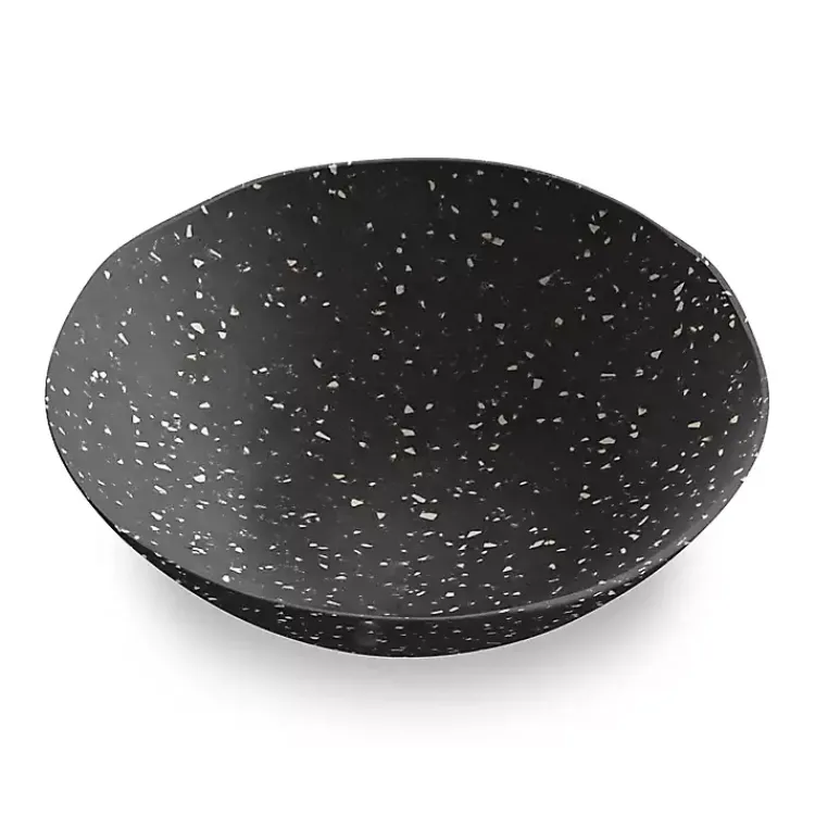 Outdoor Dining-Kirklands Home Faye Melamine Cereal Bowls, Set of 6 Black