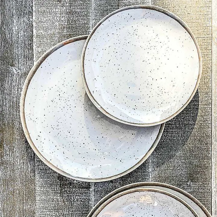 Outdoor Dining-Kirklands Home Haven Melamine Low Bowls, Set of 6 White