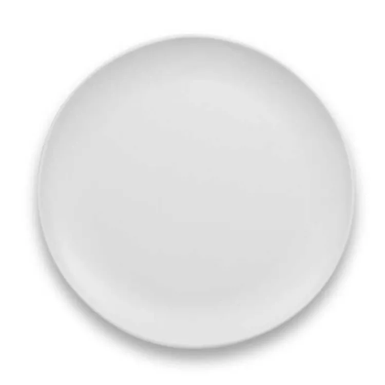 Outdoor Dining-Kirklands Home Matte Melamine Coupe Dinner Plates, Set of 6 White