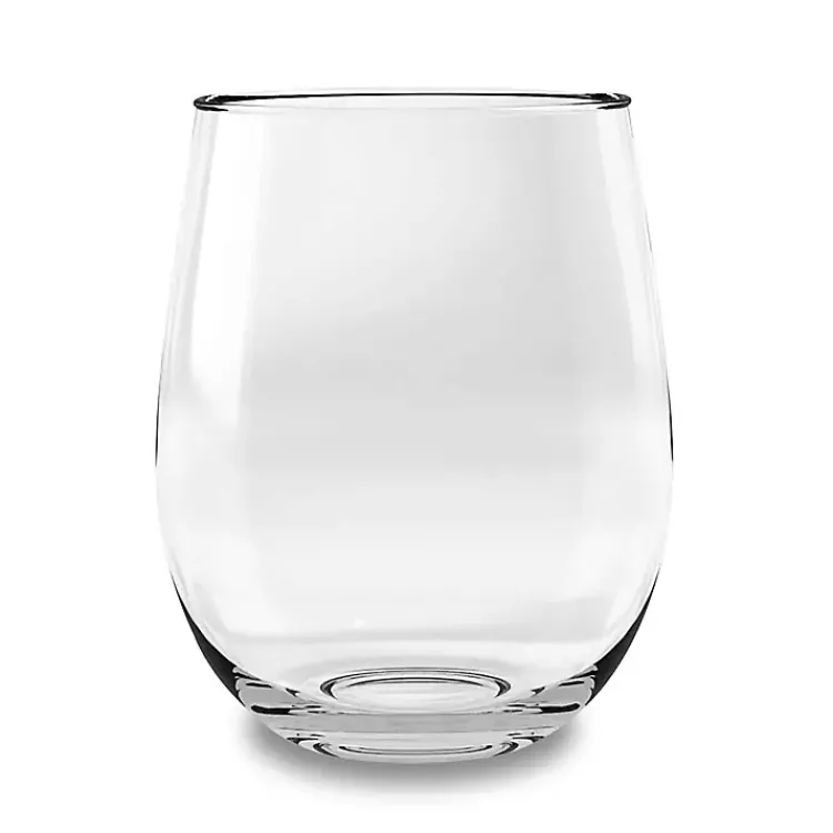Outdoor Dining-Kirklands Home Acrylic Stemless Wine Glasses, Set of 6 Clear
