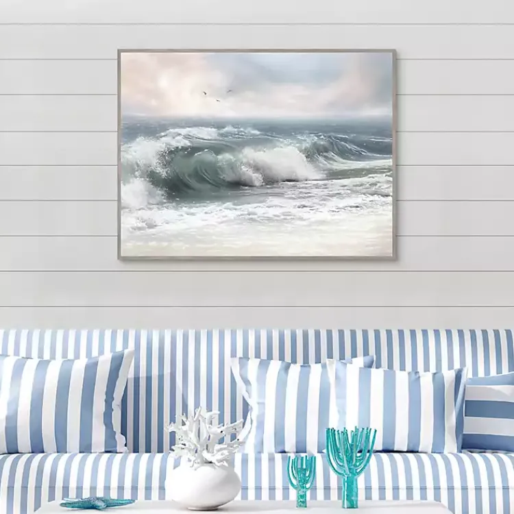 Framed Art-Kirklands Home Sun and Surf II Coastal Framed Wall Art