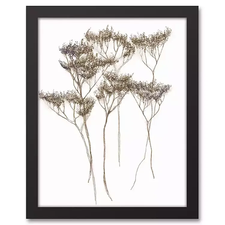 Canvas Art-Kirklands Home Dried Florals 4-pc. Framed Canvas Art Print Set White