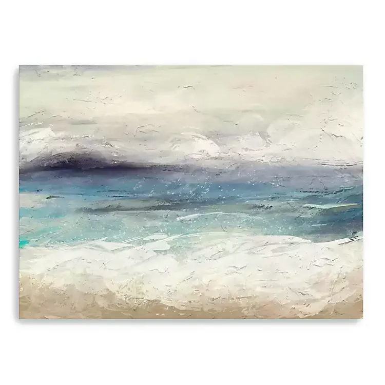 Canvas Art-Kirklands Home Abstract Seafoam Canvas Wall Art