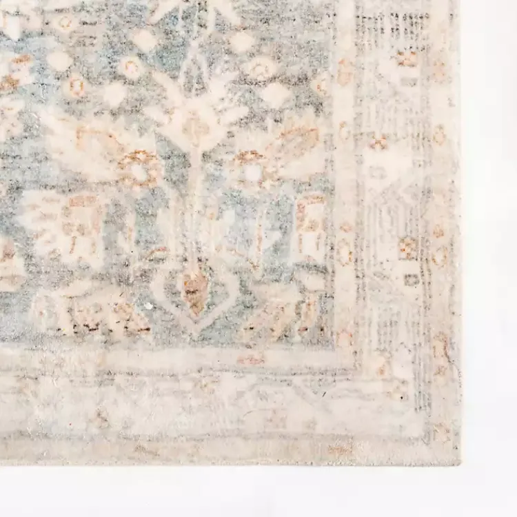 Area Rugs-Kirklands Home Rosette Denim Area Rug, 7x9