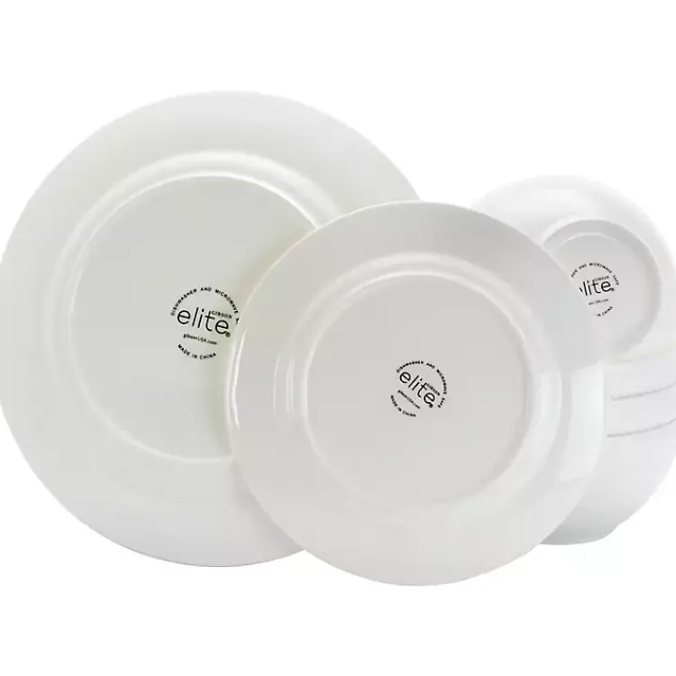 Dinnerware-Kirklands Home Bone China 16-pc. Dinnerware Set White