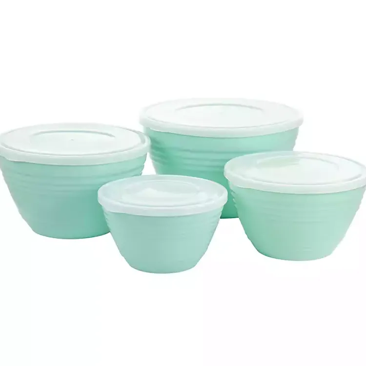 Kitchen Storage-Kirklands Home Turquoise Martha Stewart 8-pc. Storage Bowls Blue