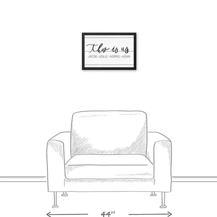 Canvas Art-Kirklands Home Personalized This Is Us Canvas Wall Art