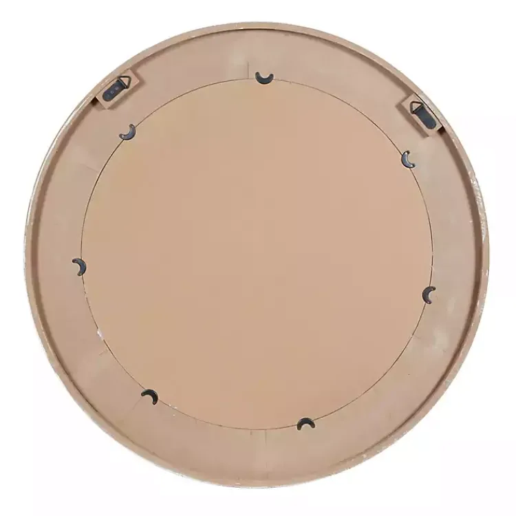 Decorative Mirrors-Kirklands Home White Wood Aislinn Wall Mirror