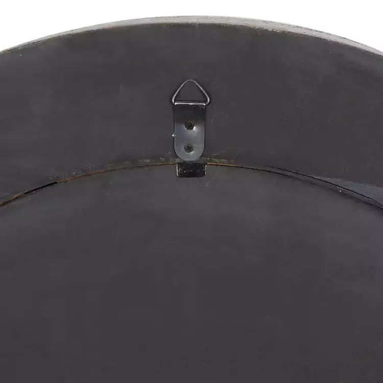 Clocks-Kirklands Home Vintage Cream Rust Round Framed Wall Clock