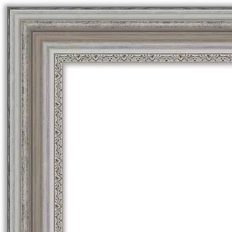 Decorative Mirrors-Kirklands Home Parlor Silver Framed Wall Mirror