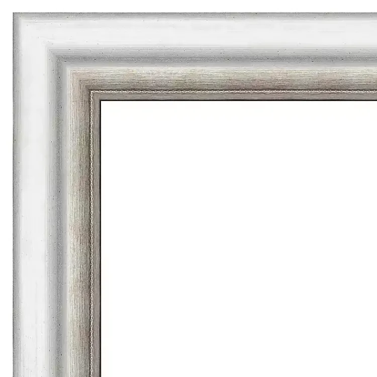 Decorative Mirrors-Kirklands Home Silver Embossed Frame Wall Mirror