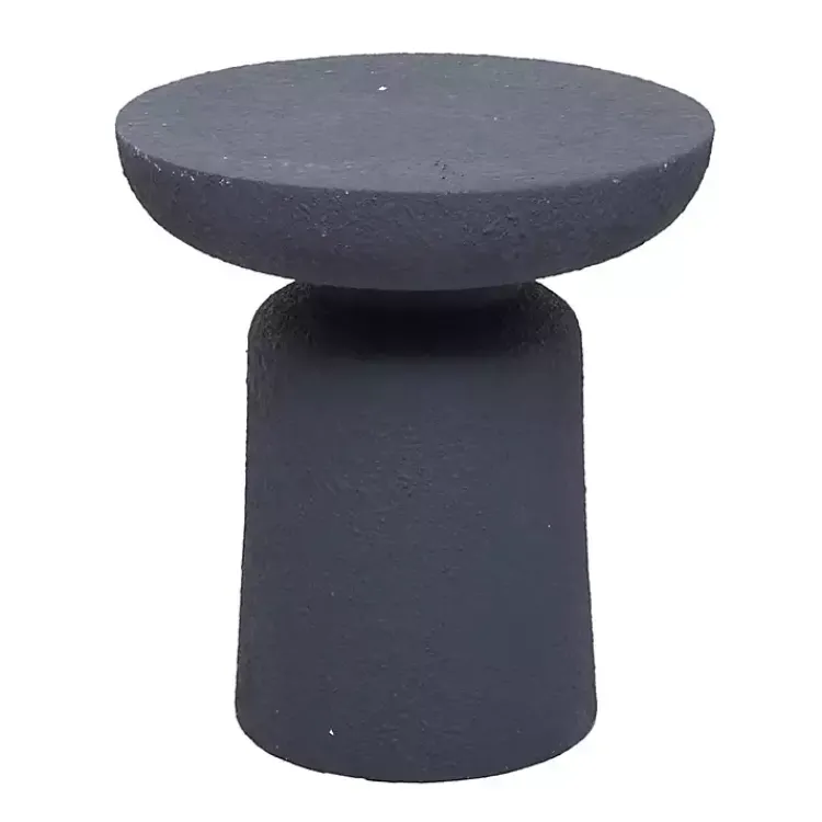 Outdoor Accent Furniture-Kirklands Home Ceramic Round Top Garden Stool Gray