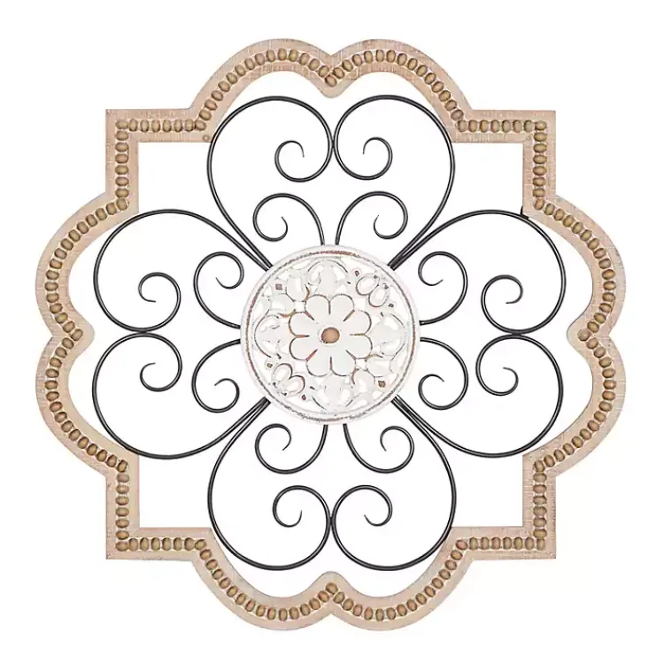 Wall Plaques-Kirklands Home Brown Wood and Metal Farmhouse Wall Plaque