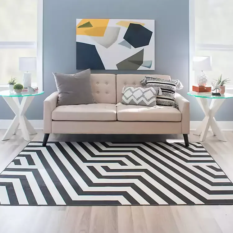 Accent & End Tables-Kirklands Home Wood and Glass Top X-Base Accent Table White