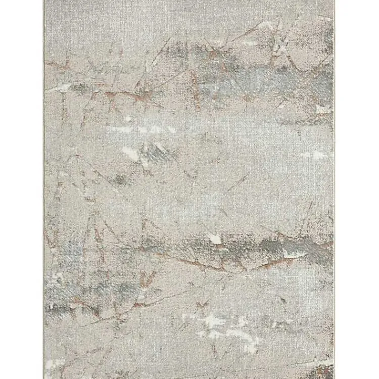 Area Rugs-Kirklands Home Fractional Stone Area Rug, 7x9 Gray