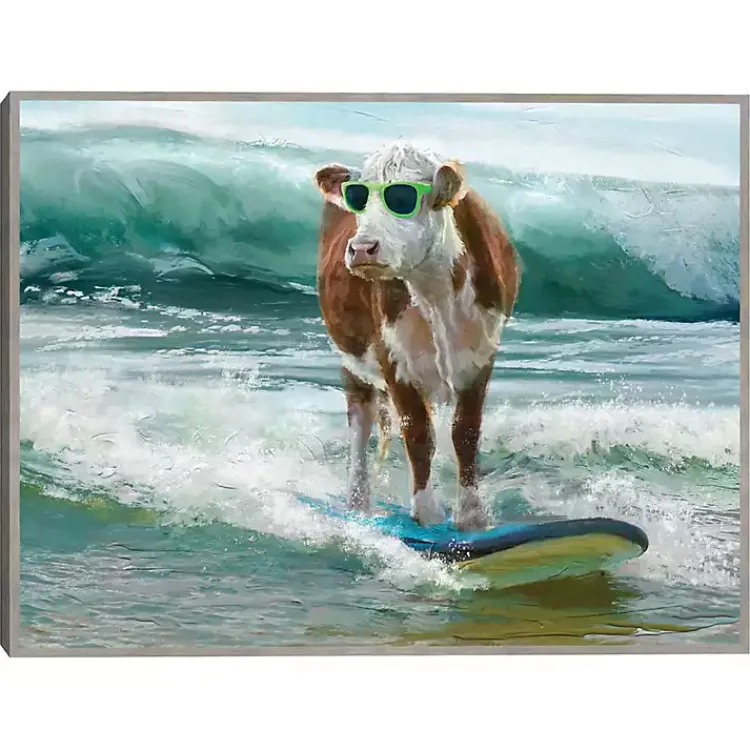 Canvas Art-Kirklands Home Surf & Turf Framed Canvas Art Print Multi