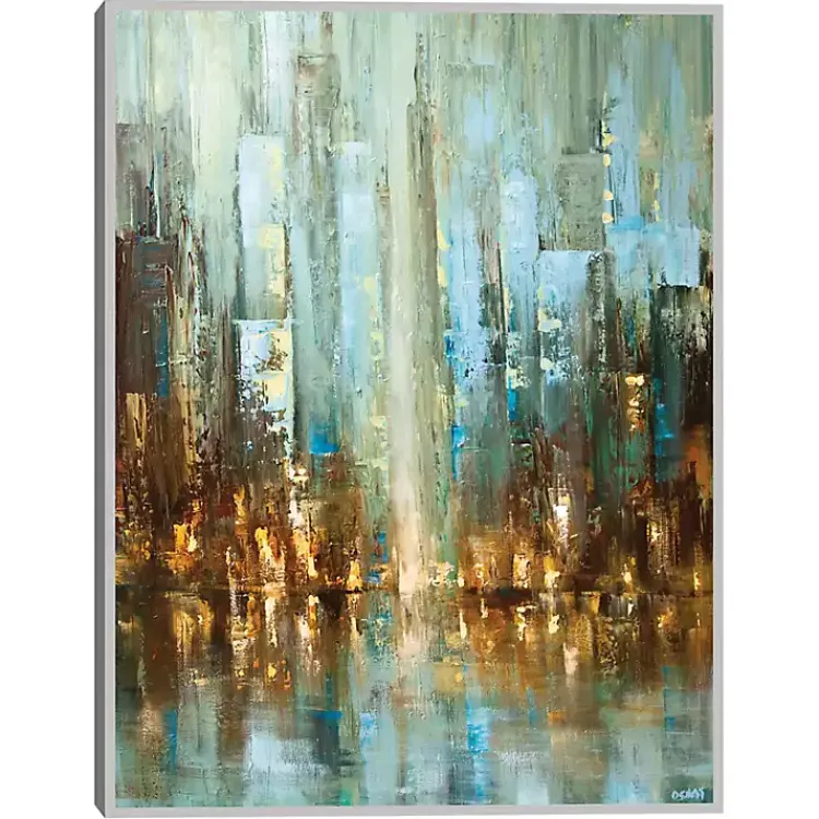 Canvas Art-Kirklands Home Before the Rain Framed Canvas Art Print