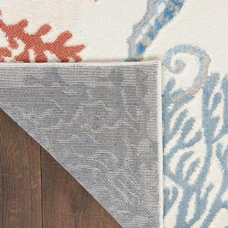 Area Rugs-Kirklands Home Ivory Underwater Paradise Area Rug, 7x9