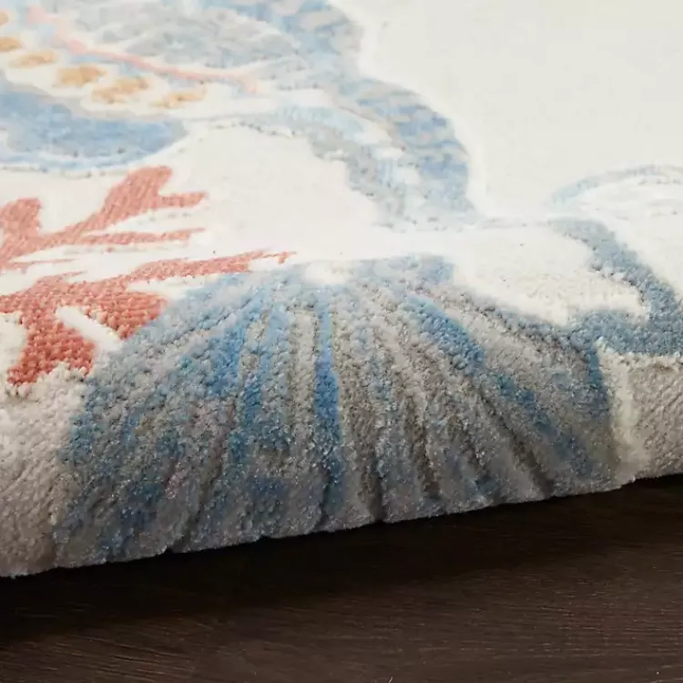 Area Rugs-Kirklands Home Ivory Underwater Paradise Area Rug, 7x9