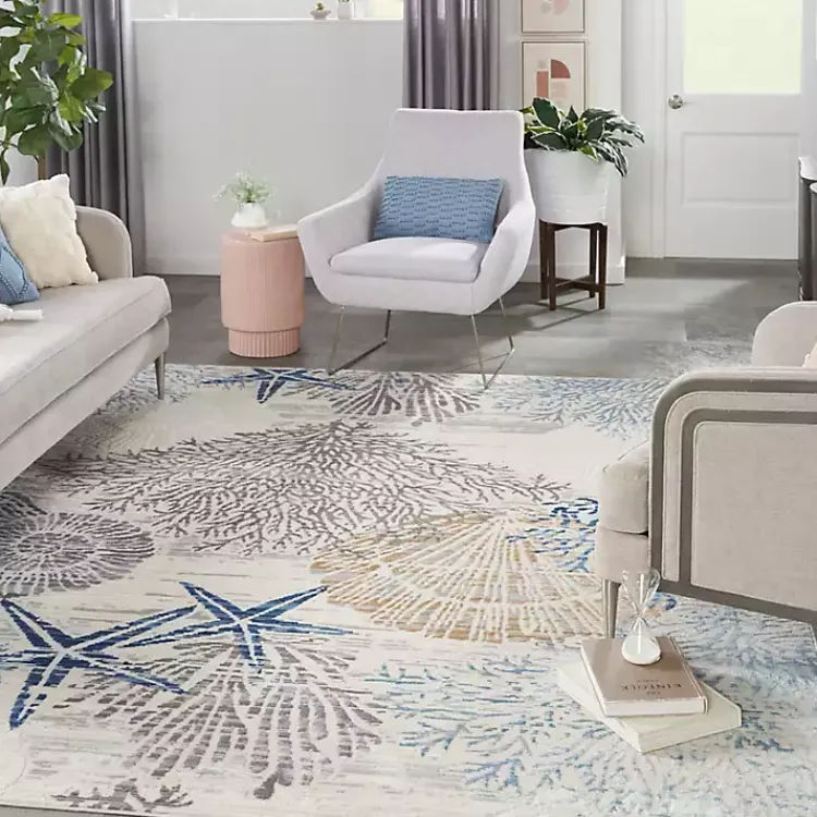 Area Rugs-Kirklands Home Coastal Reef Dreams Area Rug, 7x9