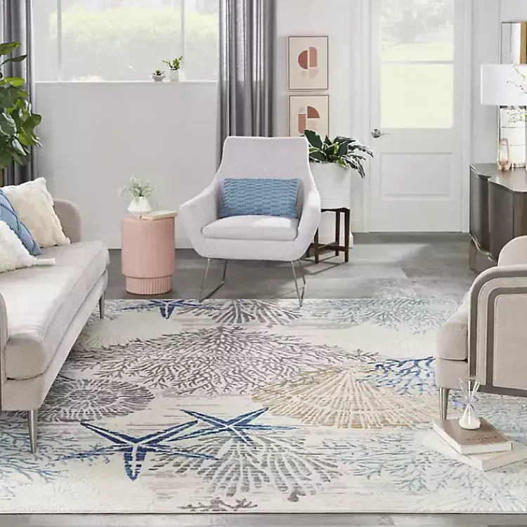 Area Rugs-Kirklands Home Coastal Reef Dreams Area Rug, 7x9