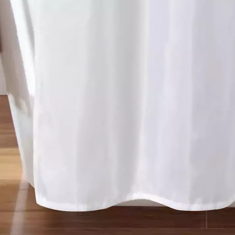 Shower Curtains-Kirklands Home Sequined Shower Curtain White