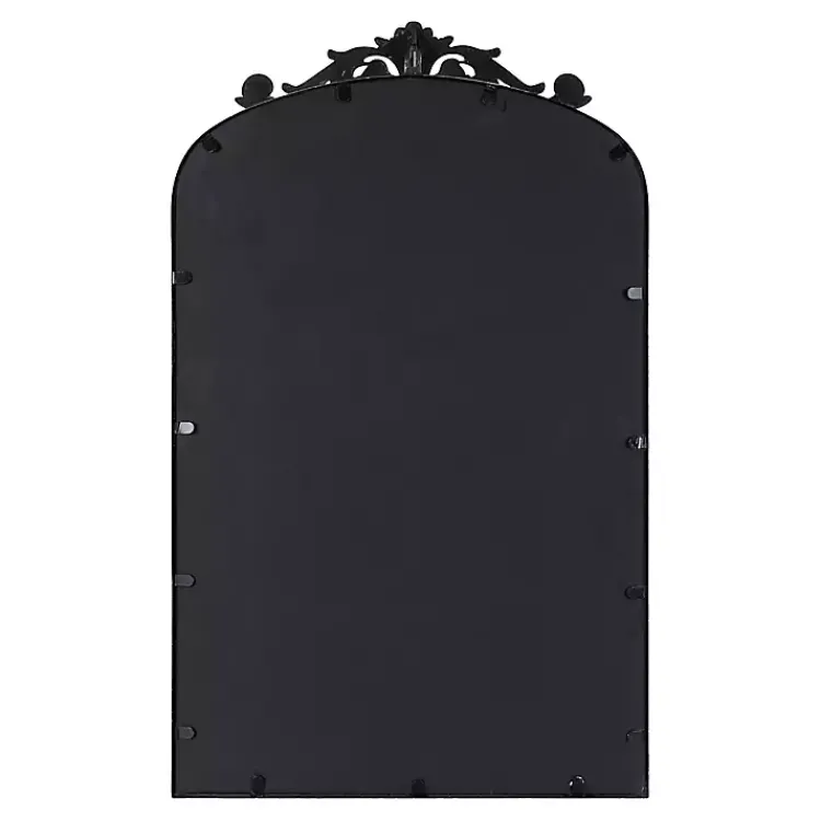 Decorative Mirrors-Kirklands Home Arendahl Arched Mirror, 19x31 in. Black
