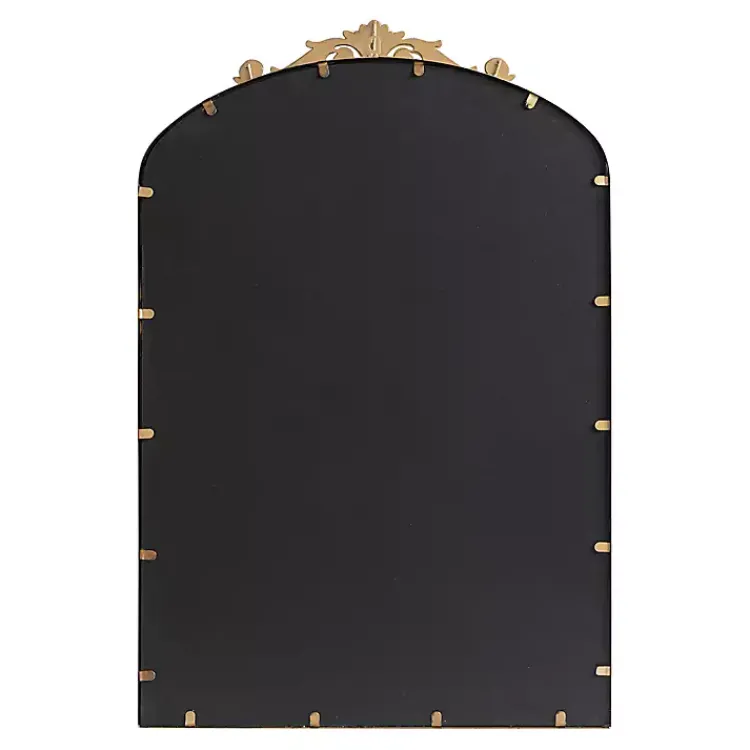 Decorative Mirrors-Kirklands Home Arendahl Arched Mirror, 24x36 in. Gold