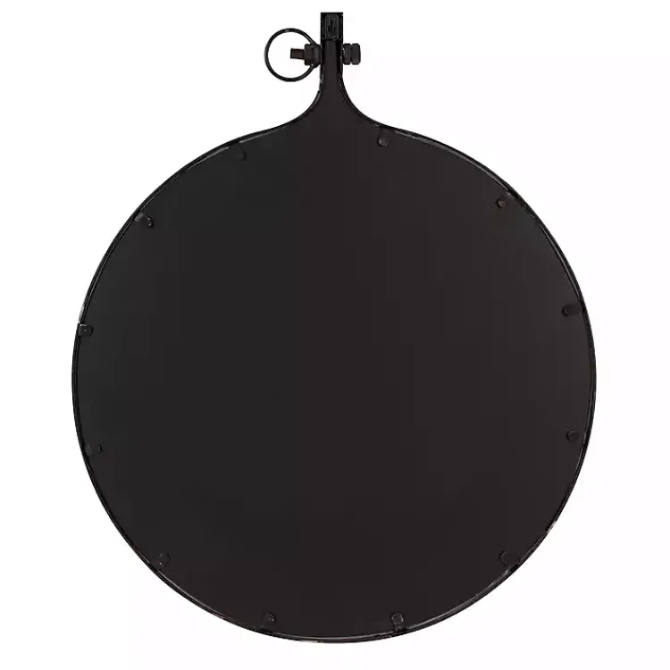 Decorative Mirrors-Kirklands Home Bronze Metal Yitro Wall Mirror Brown