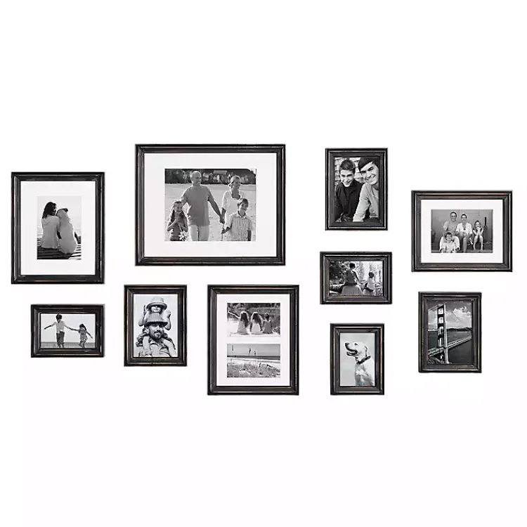 Gallery Wall Frames-Kirklands Home Black Bordeaux 10-pc. Gallery Wall Frame Set