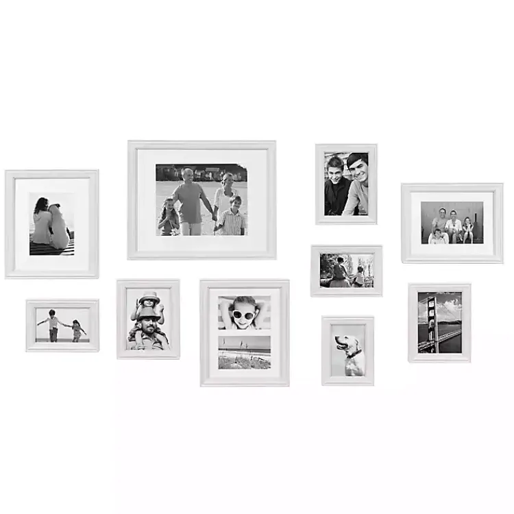 Gallery Wall Frames-Kirklands Home White Bordeaux 10-pc. Gallery Wall Frame Set