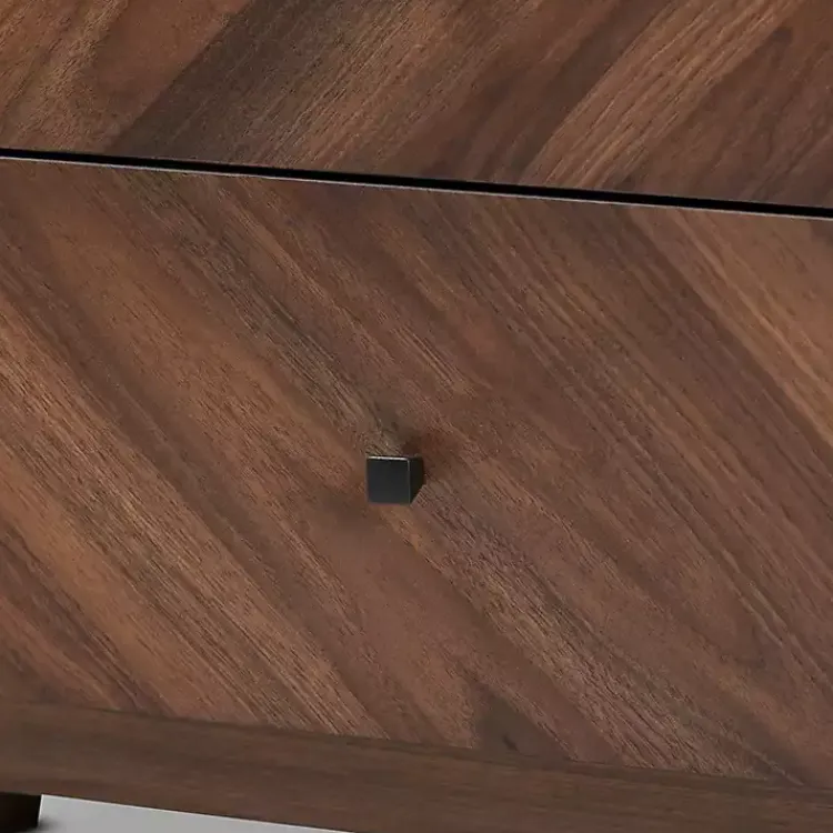 Dressers & Chests-Kirklands Home Sabrina Walnut Wood 3-Drawer Chest