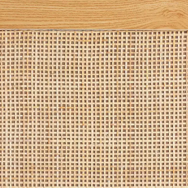 Dressers & Chests-Kirklands Home Tara Two-Tone Espresso Rattan Chest