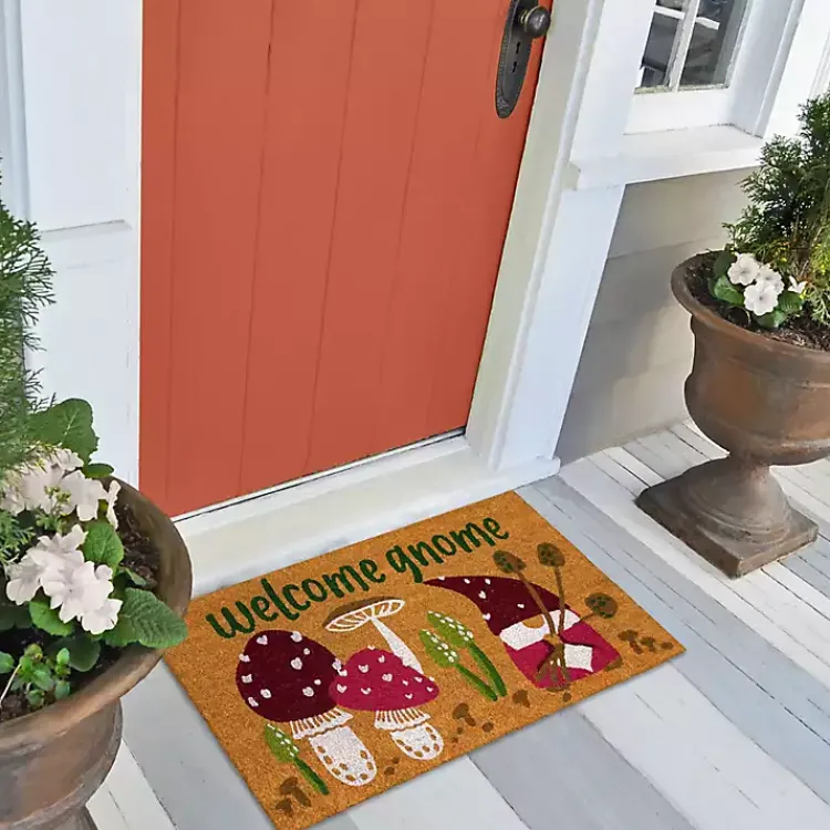 Doormats-Kirklands Home Welcome Gnome Doormat Tan