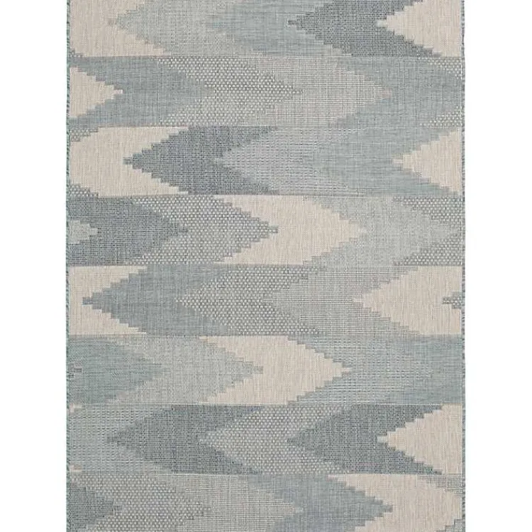 Outdoor Rugs-Kirklands Home Neutral Melbourne Indoor/Outdoor Area Rug, 5x7 Gray