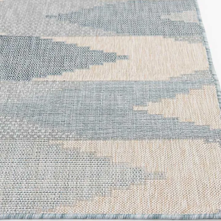 Outdoor Rugs-Kirklands Home Neutral Melbourne Indoor/Outdoor Area Rug, 5x7 Gray