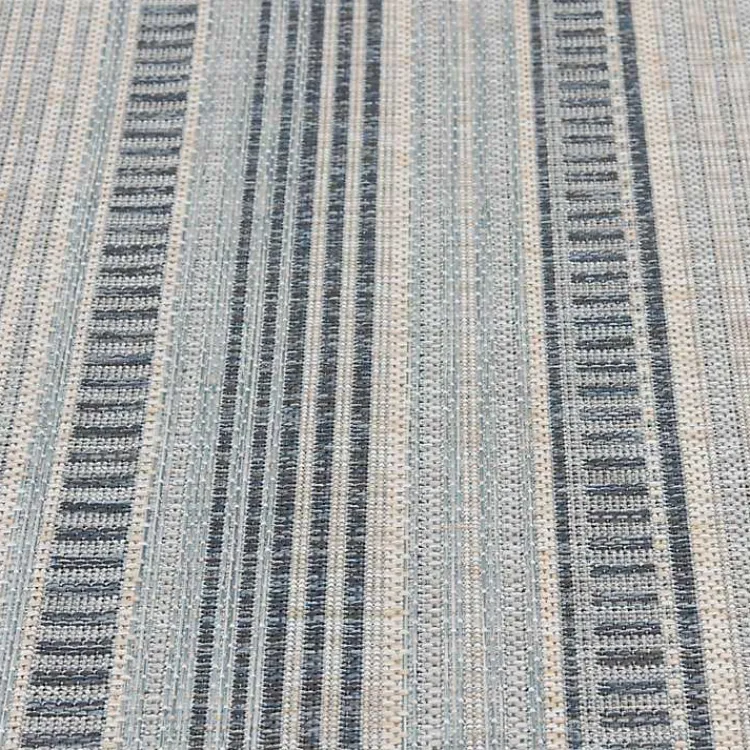 Outdoor Rugs-Kirklands Home Striped Lava Indoor/Outdoor Area Rug, 5x7 Blue