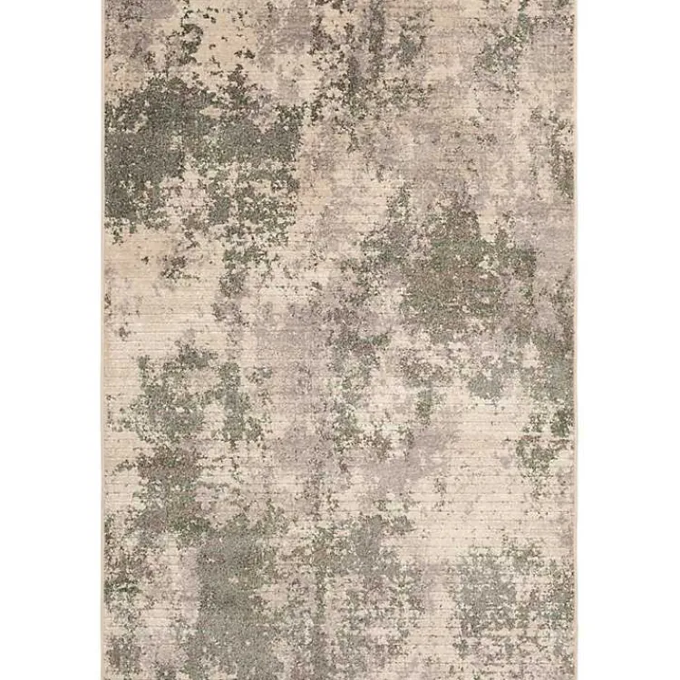 Area Rugs-Kirklands Home and Black Abstract Livs Area Rug, 5x7 Tan