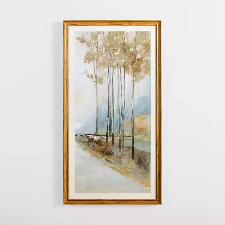 Framed Art-Kirklands Home Forest Path II Framed Art Print Multi