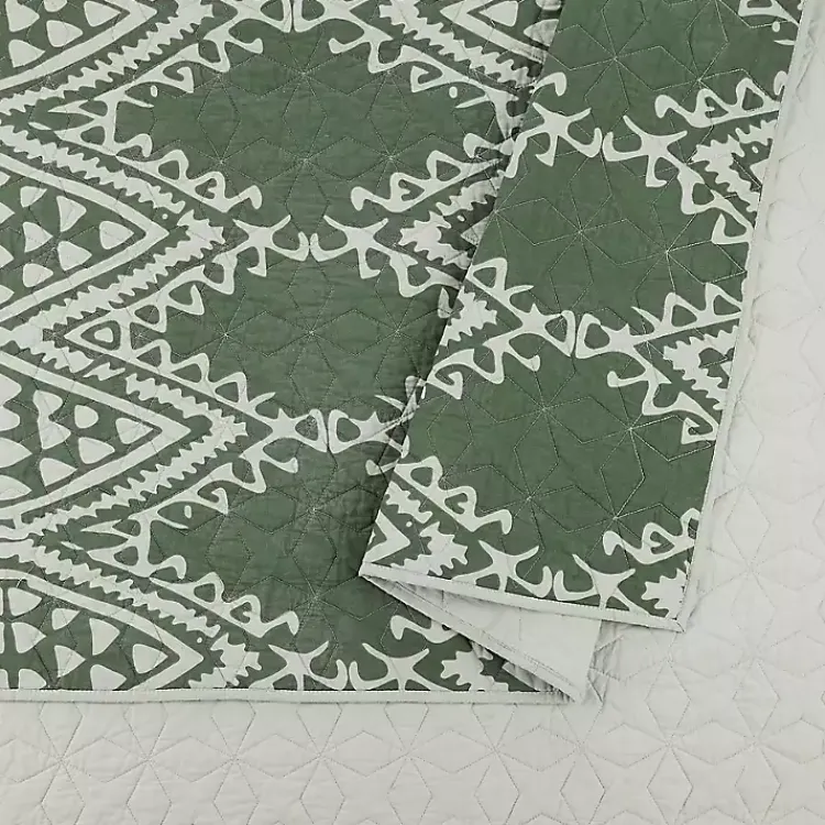 Quilts-Kirklands Home Justina Blakeney Aisha King Quilt Set Green