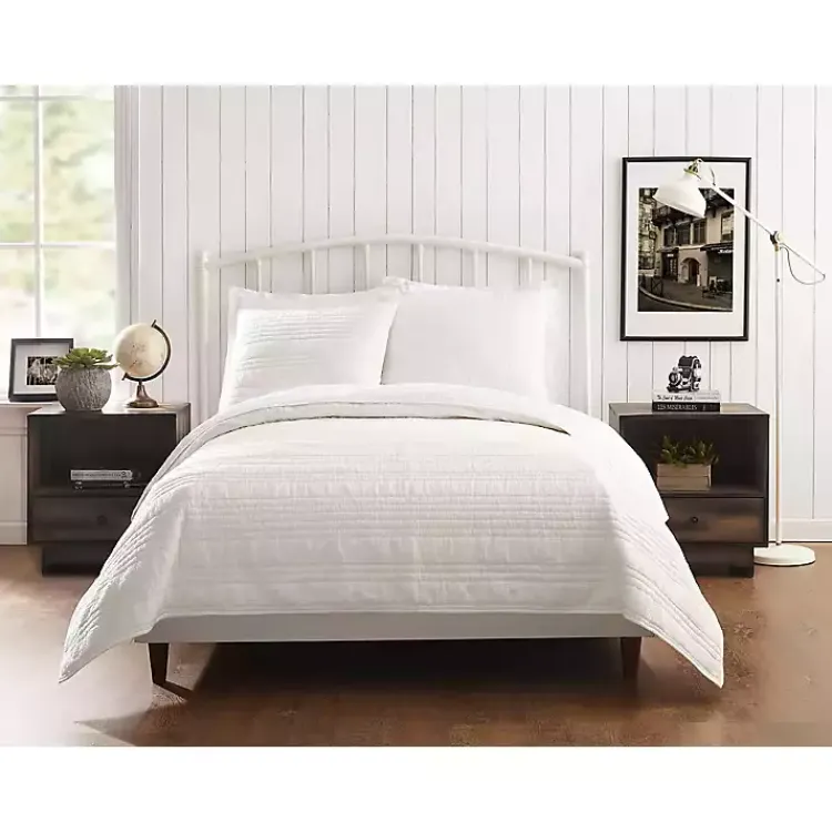 Quilts-Kirklands Home Atmosphere King Quilt White