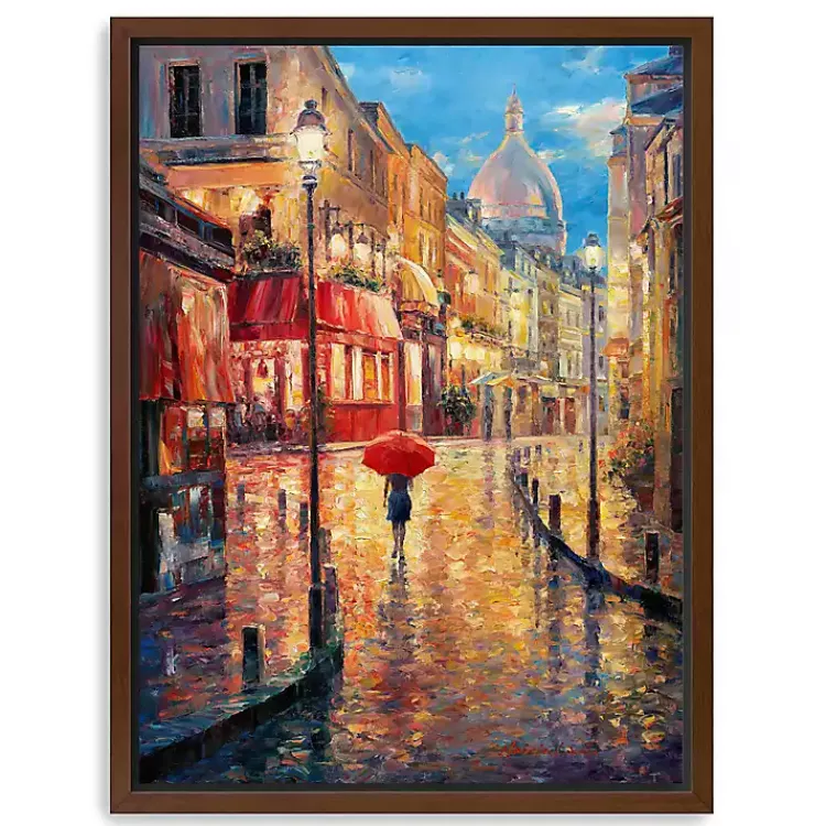 Canvas Art-Kirklands Home Montmartre Evening Framed Canvas Art Print