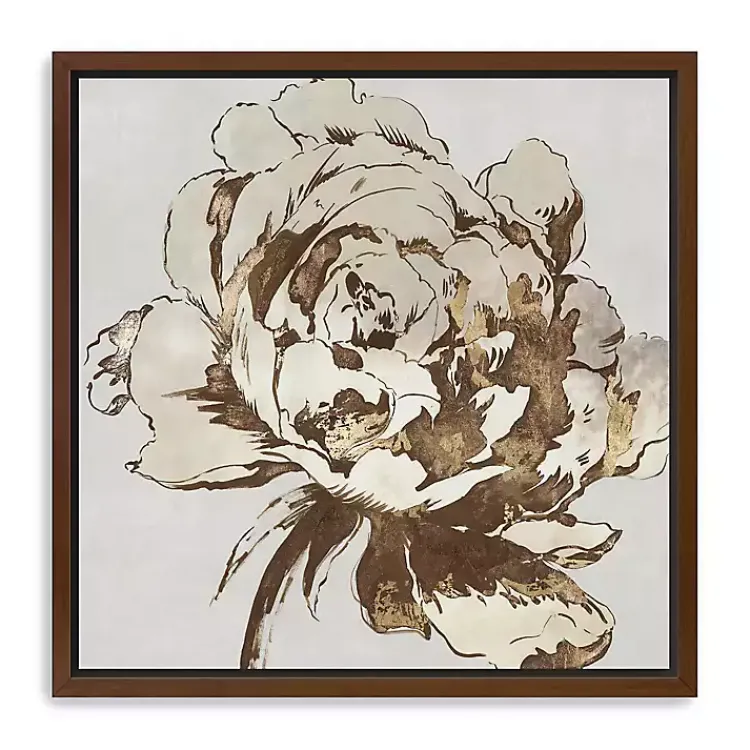 Framed Art-Kirklands Home Golden Blossom I Framed Canvas Art Print